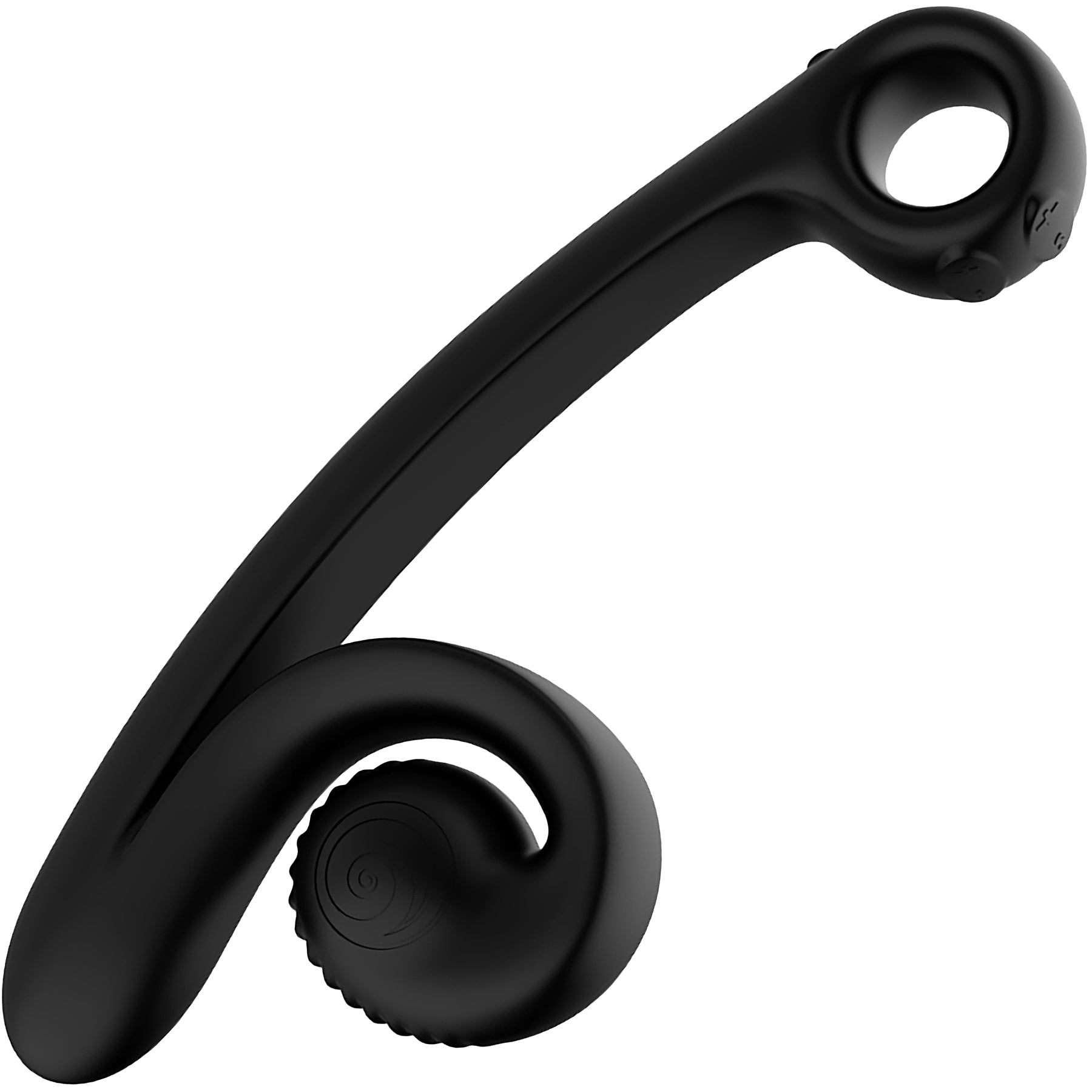 SVibe Snail Curve Dual Stimulator Silicone Vibrator - Black