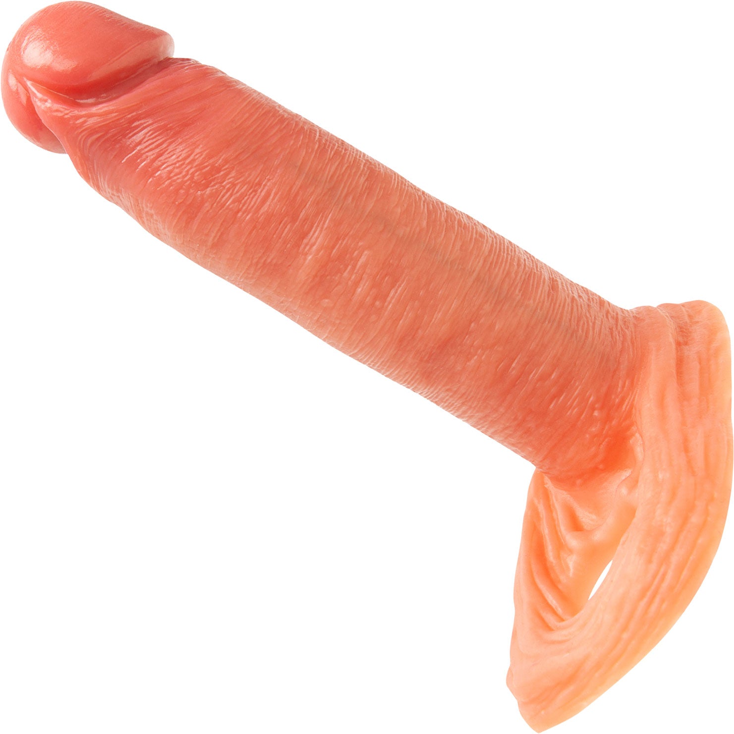 Blueline Super Real Silicone Penis Extension With Ball Constriction Loop - 6.5"