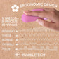 Gaia Eco Delight Rechargeable Waterproof Plant Based Clitoral Vibrator By Blush - Purple