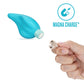 Gaia Eco Caress Rechargeable Waterproof Plant Based Clitoral Vibrator By Blush - Aqua