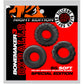 Oxballs Bonemaker Cock Rings Set Of 3 - Night Edition