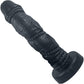 Bound 2.0 XL Silicone Super Textured Dildo By Uberrime - Luster Black