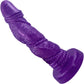 Bound 2.0 XL Silicone Super Textured Dildo By Uberrime - Nola Purple