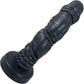 Bound 2.0 Silicone Super Textured Dildo By Uberrime - Luster Black