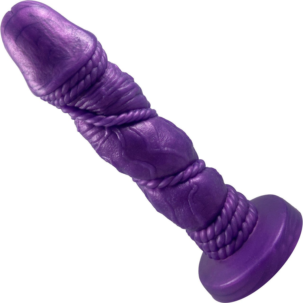 Bound 2.0 Silicone Super Textured Dildo By Uberrime - Nola Purple