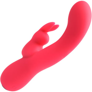 Kinky Bunny Plus 12 Function Rechargeable Silicone Rabbit Vibrator By VeDO - Pink