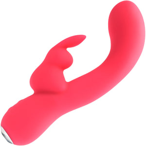 Kinky Bunny Plus 12 Function Rechargeable Silicone Rabbit Vibrator By VeDO - Pink