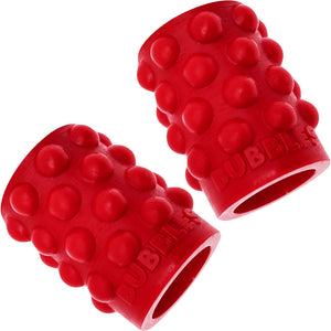 Oxballs Bubbles Nipsuckers Silicone Nipple Suckers 2 Pack - Red