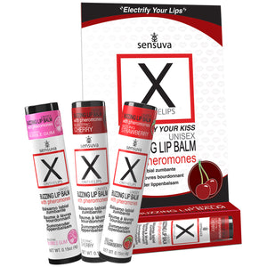 X On The Lips Buzzing Lip Balm With Pheromones By Sensuva 0.15 oz - All Flavors