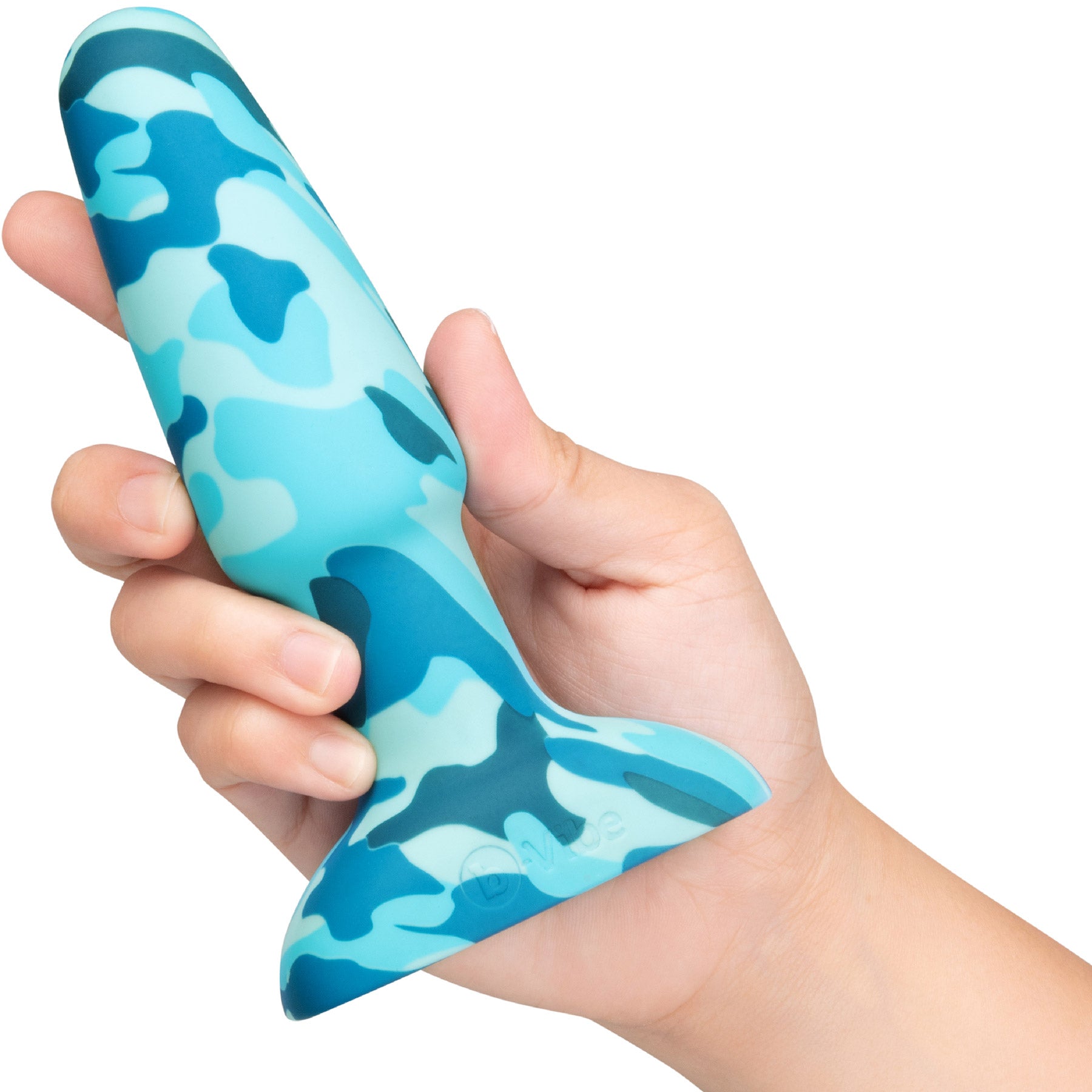 b-Vibe Camo Rimming Plug 2 Silicone Vibrating Anal Plug With Rotating Beads