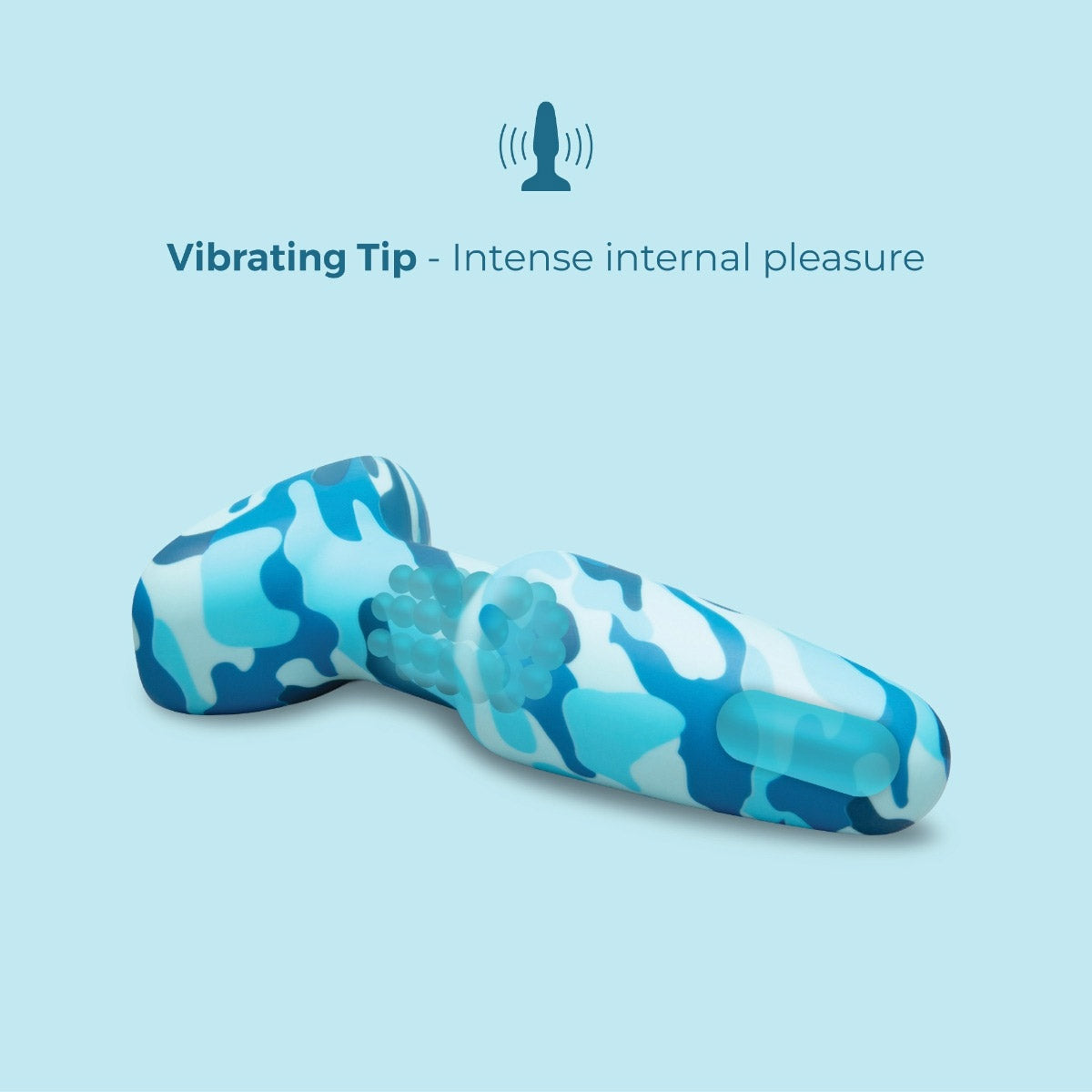 b-Vibe Camo Rimming Plug 2 Vibrating Anal Plug With Rotating Beads b-Vibe Camo Rimming Plug 2 Vibrating Anal Plug With Rotating Beads