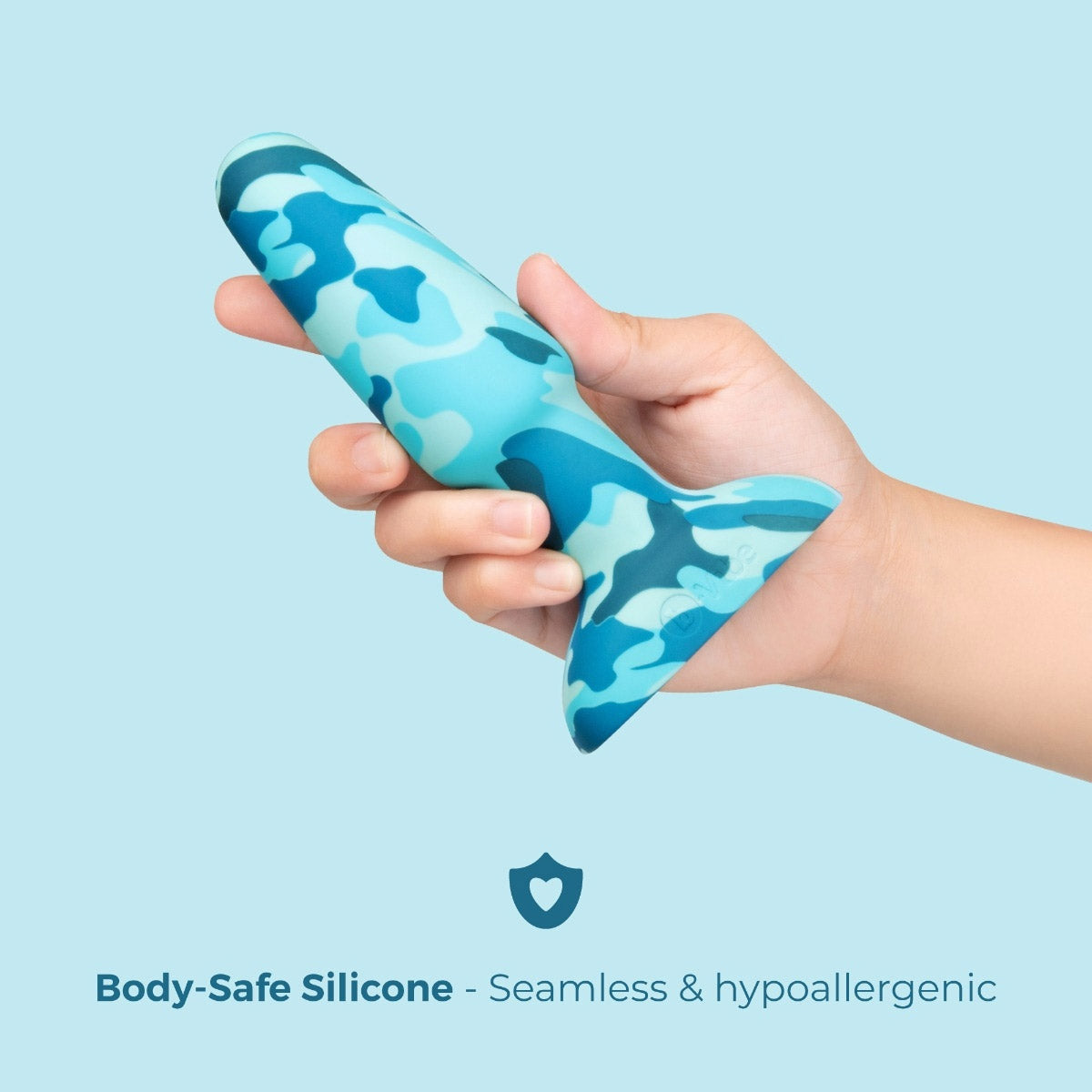 b-Vibe Camo Rimming Plug 2 Silicone Vibrating Anal Plug With Rotating Beads