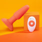 b-Vibe Rimming Plug 2 Remote Control Silicone Vibrating Anal Toy - Orange