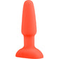 b-Vibe Rimming Plug 2 Remote Control Silicone Vibrating Anal Toy - Orange