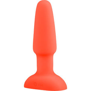 b-Vibe Rimming Plug 2 Remote Control Silicone Vibrating Anal Toy - Orange