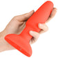 b-Vibe Rimming Plug 2 Remote Control Silicone Vibrating Anal Toy - Orange