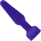 b-Vibe Trio Plug 2 Vibrating Silicone Anal Plug With Remote - Purple