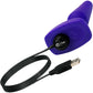 b-Vibe Trio Plug 2 Vibrating Silicone Anal Plug With Remote - Purple