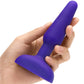 b-Vibe Trio Plug 2 Vibrating Silicone Anal Plug With Remote - Purple