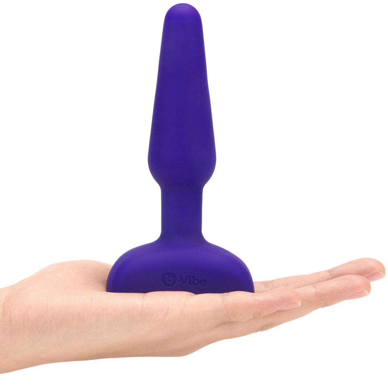 b-Vibe Trio Plug 2 Vibrating Silicone Anal Plug With Remote - Purple