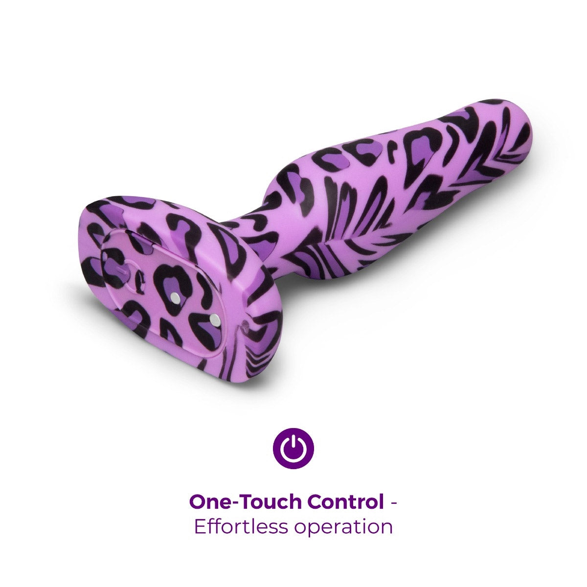 b-Vibe Leopard Novice Plug Special Edition Vibrating Anal Plug