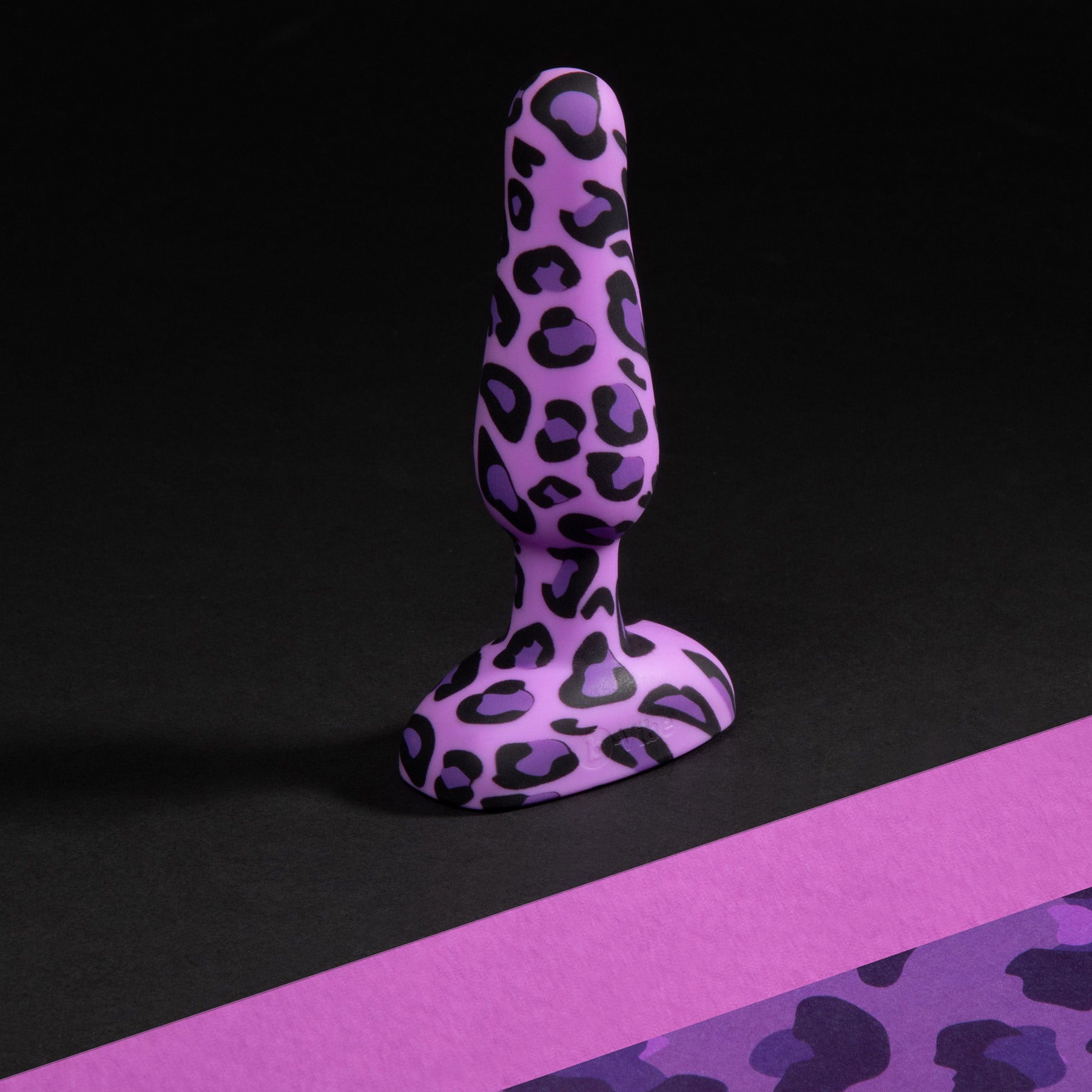 b-Vibe Leopard Novice Plug Special Edition Vibrating Anal Plug