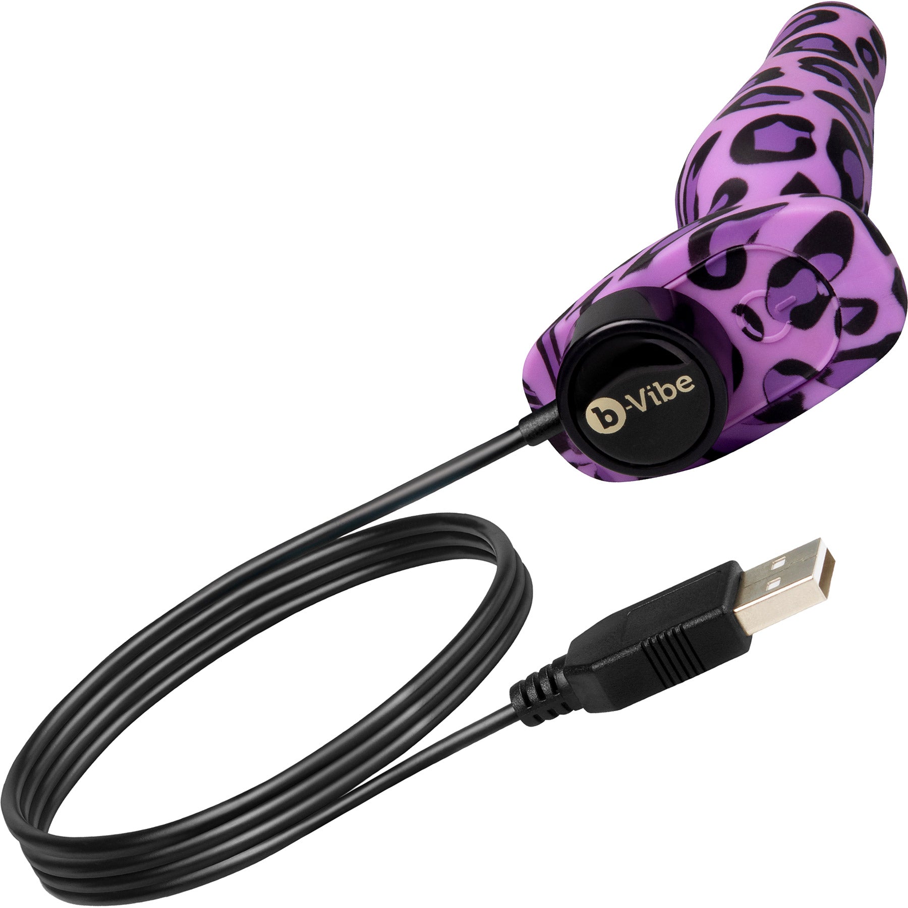 b-Vibe Leopard Novice Plug Special Edition Vibrating Anal Plug