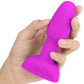 b-Vibe Rimming Plug Petite Silicone Remote Control Vibrating Anal Toy - Fuchsia