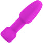 b-Vibe Rimming Plug Petite Silicone Remote Control Vibrating Anal Toy - Fuchsia