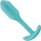 b-Vibe Snug Plug 1 Small Silicone Weighted Butt Plug - Mint