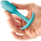 b-Vibe Snug Plug 1 Small Silicone Weighted Butt Plug - Mint