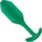 b-Vibe Snug Plug 2 Medium Silicone Weighted Butt Plug - Green