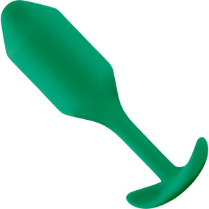 b-Vibe Snug Plug 2 Medium Silicone Weighted Butt Plug - Green