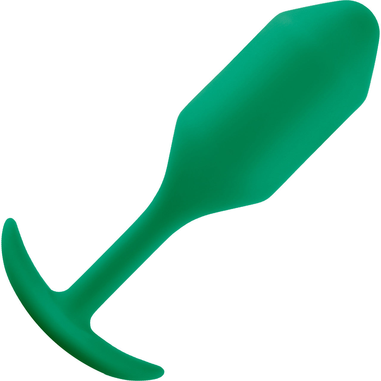 b-Vibe Snug Plug 2 Medium Silicone Weighted Butt Plug - Green