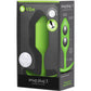 b-Vibe Snug Plug 3 Large Silicone Weighted Butt Plug - Lime