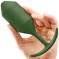 b-Vibe Snug Plug 4 Extra-Large Silicone Weighted Butt Plug - Army