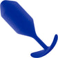 b-Vibe Snug Plug 4 Extra-Large Silicone Weighted Butt Plug - Navy