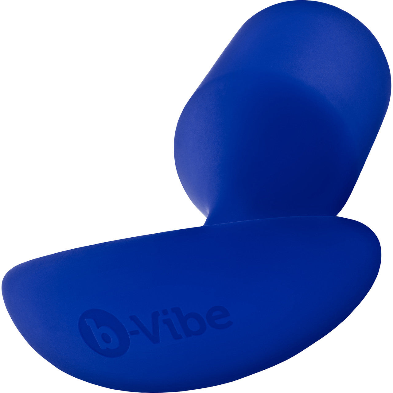 b-Vibe Snug Plug 4 Extra-Large Silicone Weighted Butt Plug - Navy