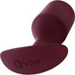 b-Vibe Snug Plug 5 XXL Silicone Weighted Butt Plug - Dark Red