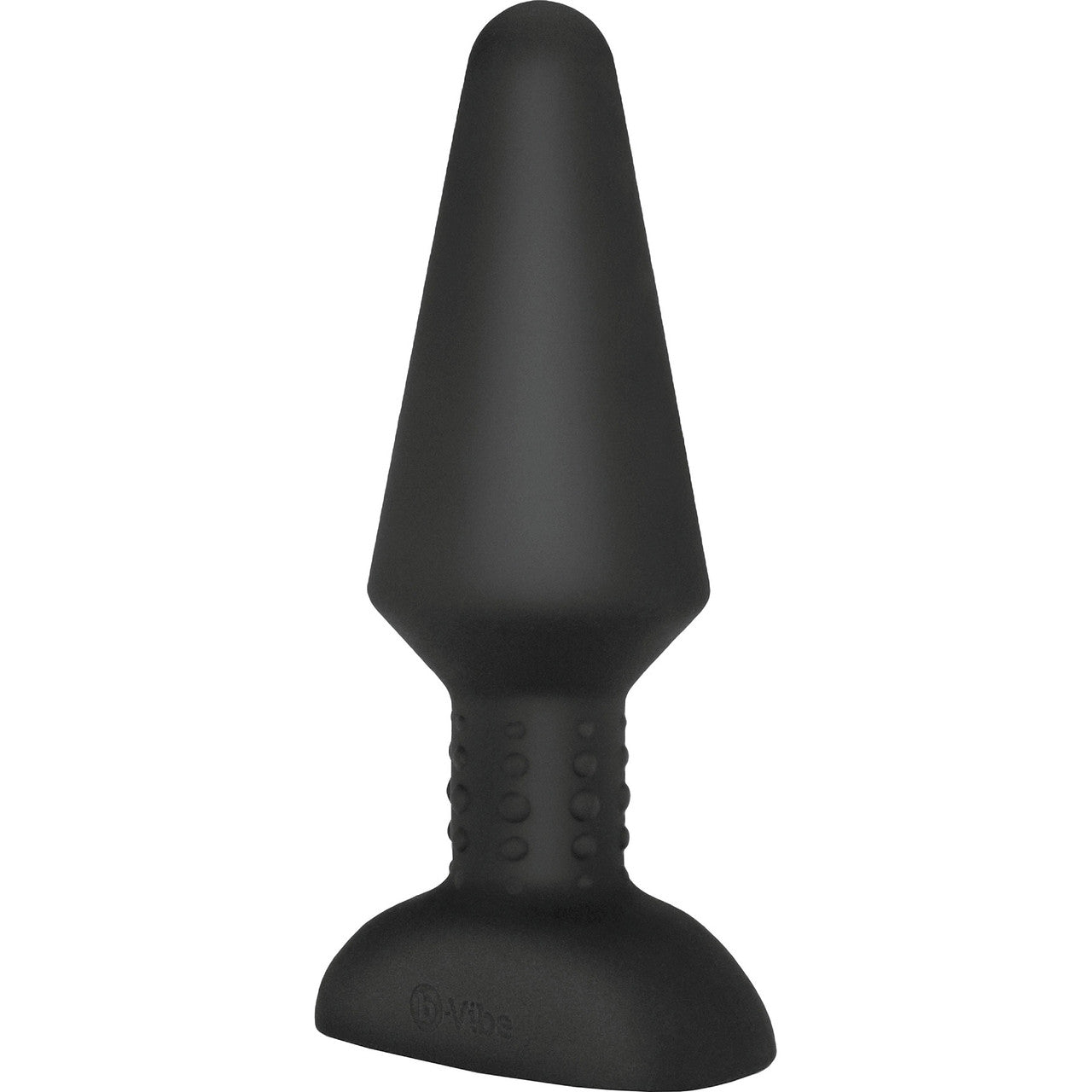 b-Vibe Rimming Plug XL Silicone Remote Control Vibrating Anal Toy - Black