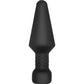 b-Vibe Rimming Plug XL Silicone Remote Control Vibrating Anal Toy - Black