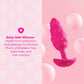 b-Vibe Bump Texture Silicone Vibrating Butt Plug