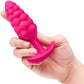 b-Vibe Bump Texture Silicone Vibrating Butt Plug