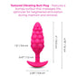 b-Vibe Bump Texture Silicone Vibrating Butt Plug
