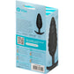 b-Vibe Twist Textured Silicone Vibrating Butt Plug - Black
