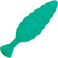 b-Vibe Twist Texture Medium Vibrating Rechargeable Silicone Anal Plug - Green