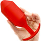 b-Vibe Snug Plug 6 XXXL Silicone Weighted Butt Plug - Red