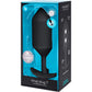 b-Vibe Snug Plug 7 XXXXL Silicone Weighted Butt Plug - Black