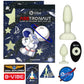 b-Vibe Asstronaut Glow-In-The-Dark Butt Play Set With Rimming Plug Petite & Silicone Butt Plug