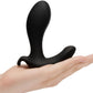 b-Vibe Expand Plug Rechargeable Silicone Vibrating Inflating Prostate Massager With Remote